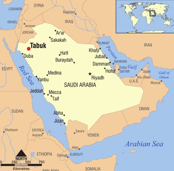 Tabuk location